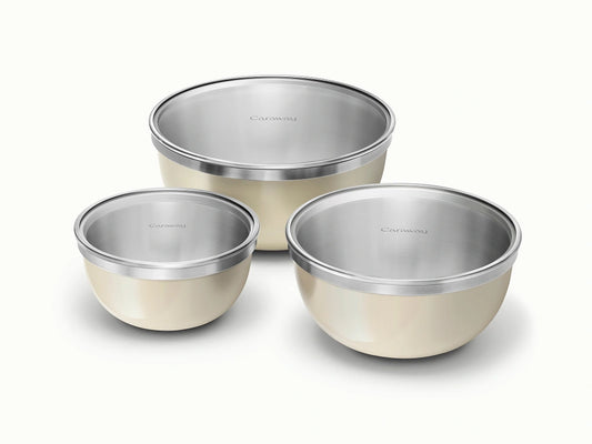 Mixing Bowl Set - 6-Piece Set With Durable Glass Lids - US 7762