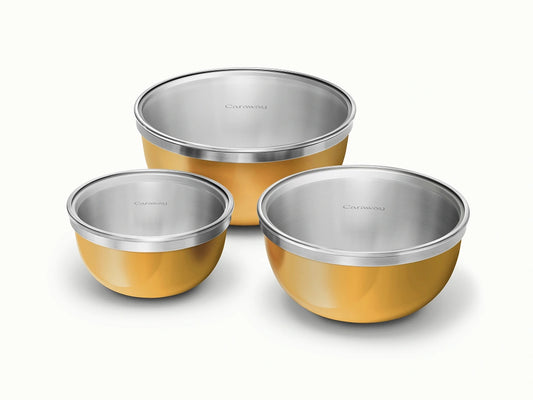 Mixing Bowl Set - 6-Piece Set With Durable Glass Lids - US 2856