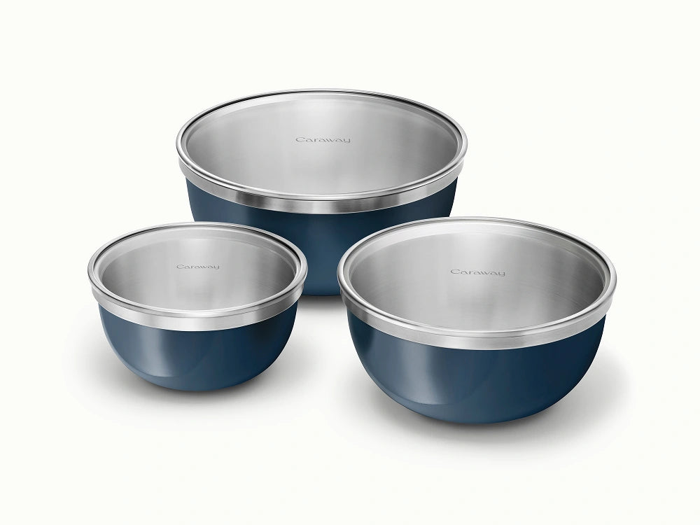 Mixing Bowl Set - 6-Piece Set With Durable Glass Lids - US 6266