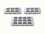 Muffin Pan Trio - 12-Cup &amp; 6-Cup Non-Stick Ceramic Muffin Pans - US 2131