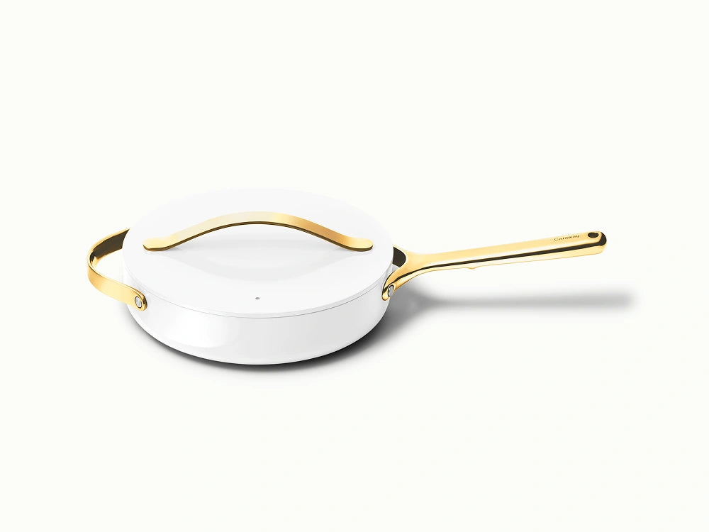 Small Sauté Pan - 3 qt Non-Stick Ceramic Pan With Lid - US 5725