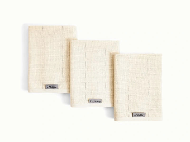 Tea Towels - Trio of organic cotton &amp; sustainable made Tea Towels. - US 5946